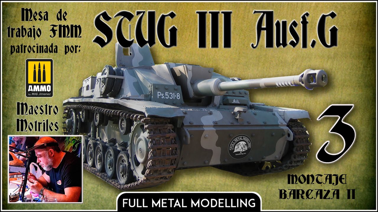 MdT Stug IIIG - 3 - Montaje de barcaza y cadenas