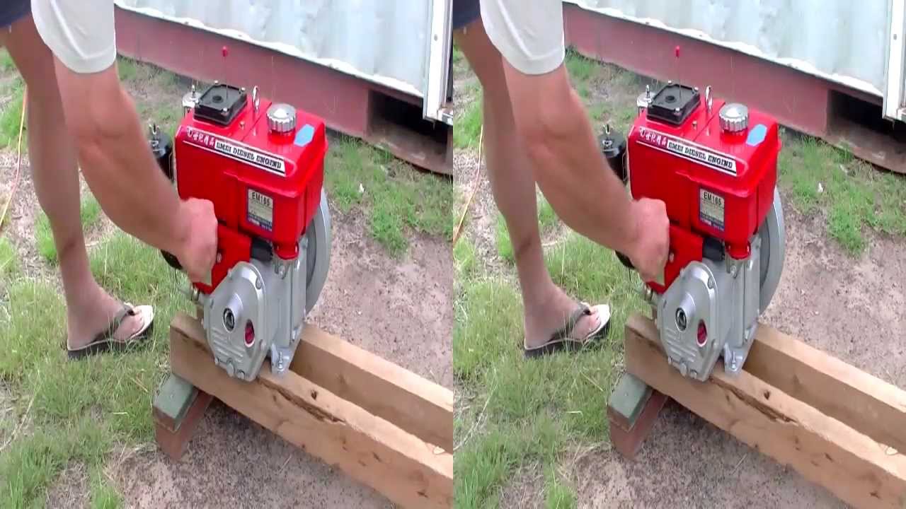 Chinese EMEI 4HP Diesel Stationary Engine