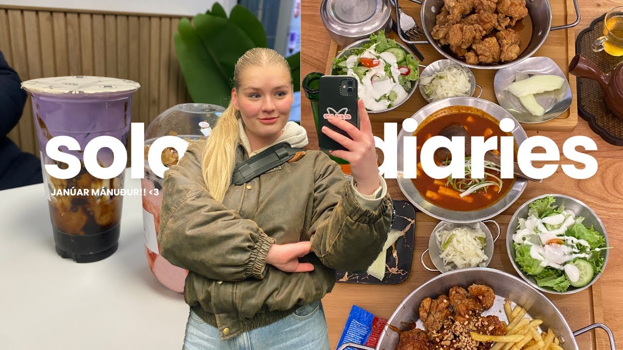 solo diaries | master's lífið, kóreskur matur og vina hittingar