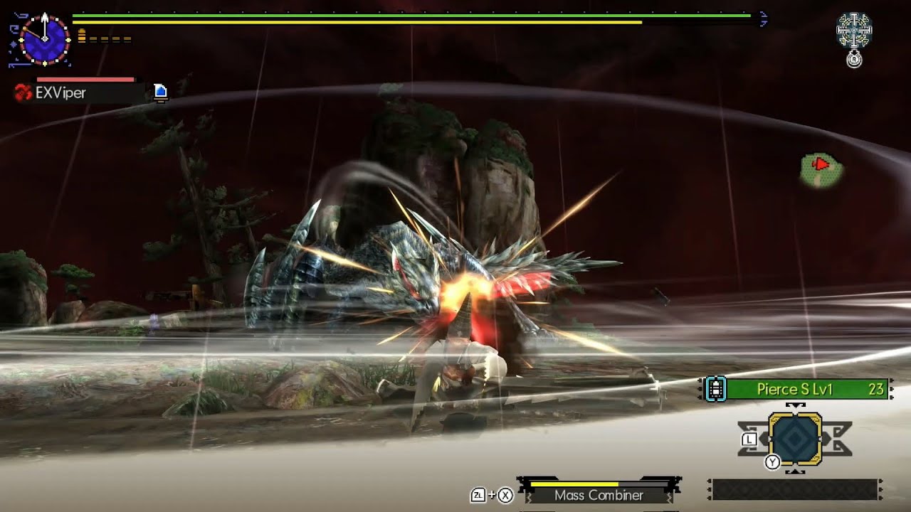 [MHGU/MHXX] EX Silverwind Nargacuga 3'45
