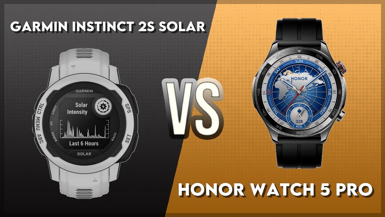 Garmin Instinct 2S Solar vs Honor Watch 5 Pro Comparison