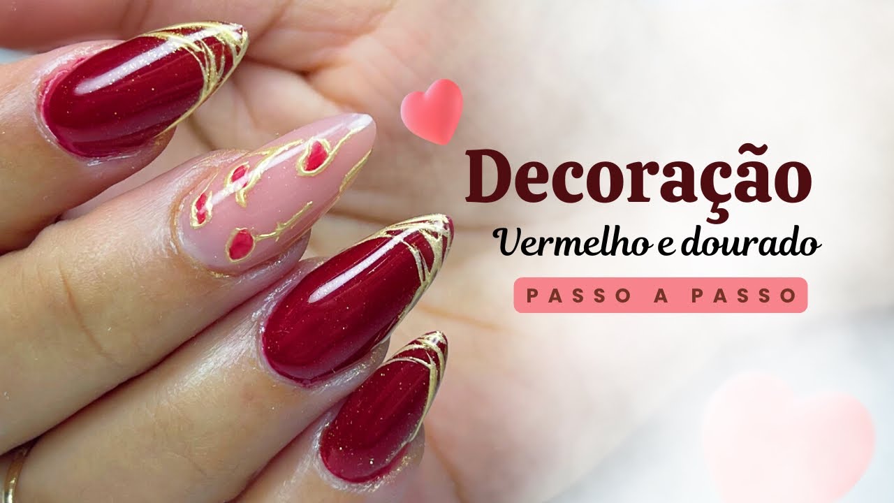 DECORAÇÃO VERMELHA E DOURADA| PASSO A PASSO