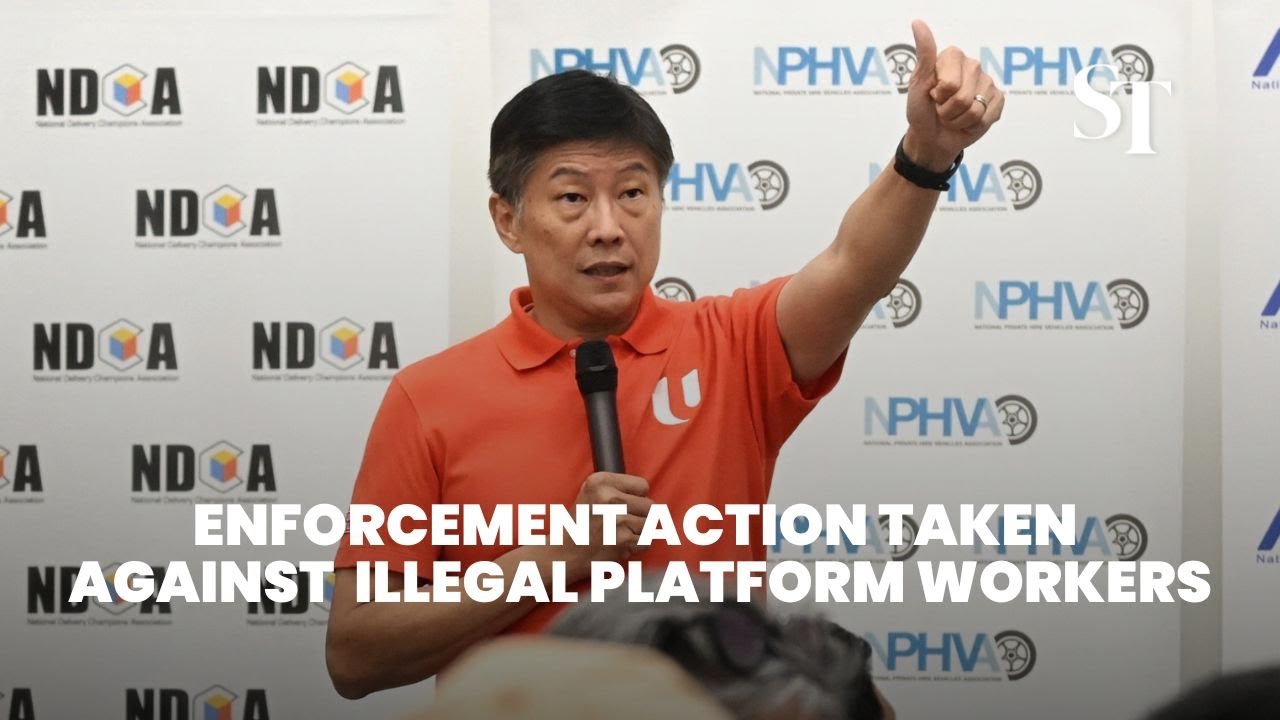 Ng Chee Meng: Higher incomes for platform workers after enforcement action taken