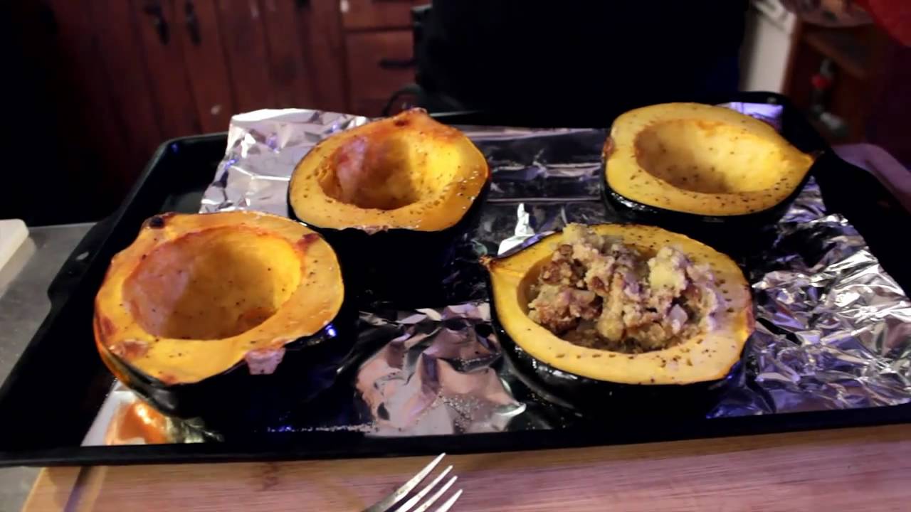 Stuffed Acorn Squash Recipe | The Vegan Zombie