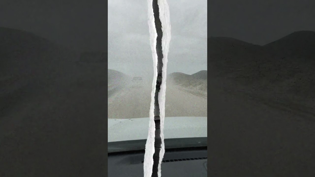 Logramos pasar la Panamericana Sur por el desierto de Lomitas y Chacaltana, a la altura de Ocucaje 