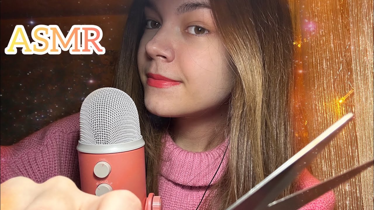 АСМР💞 парикмахерская 💇‍♀️ постригу тебе волосы 🥰 очень много визуалок и звуков рта ASMR salon 💕