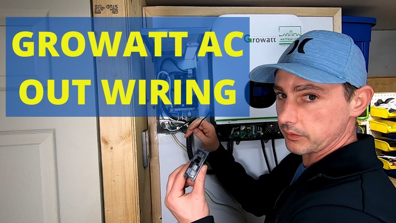 Growatt AC output wiring