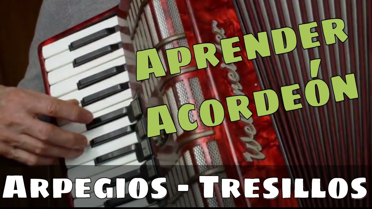 APRENDER ACORDEÓN CLASE 39: El Tresillo: Valores irregulares en la melodia Arpegios en Sol Mayor