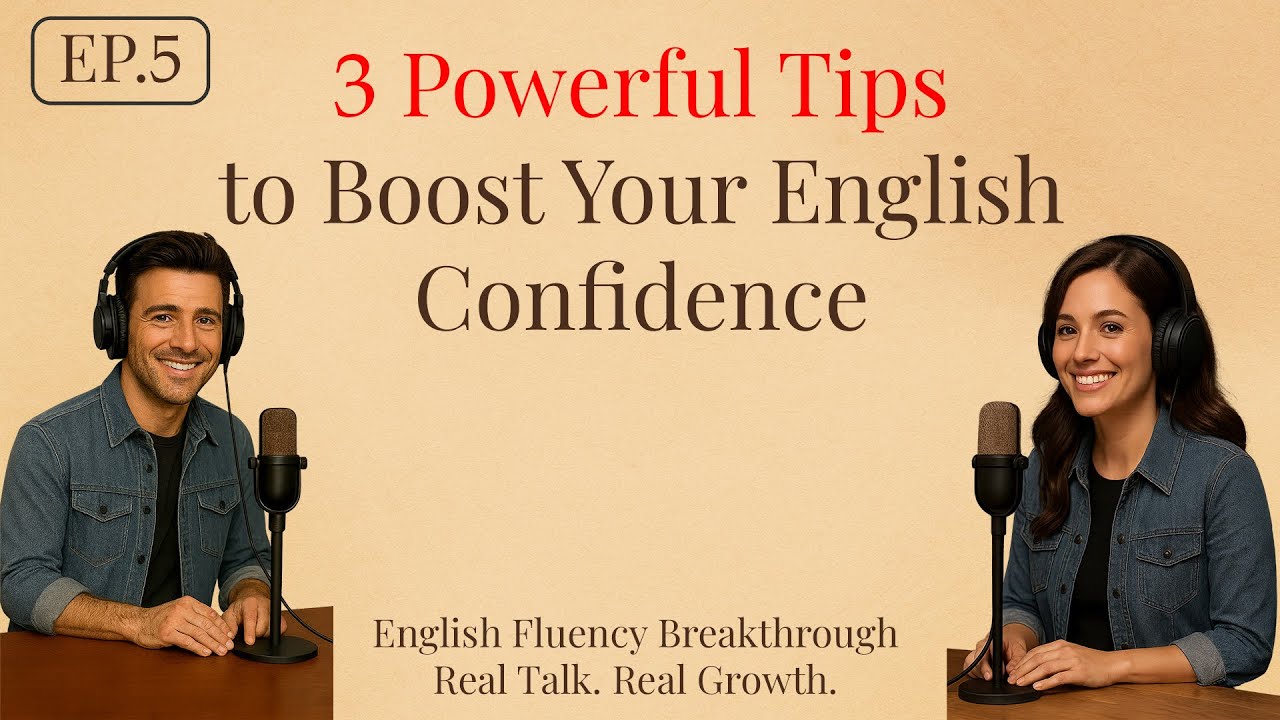 EP.5 English Fluency Tips: Build Confidence Quickly in 3 Steps