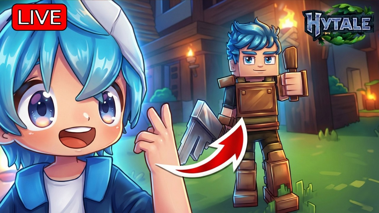 JOGANDO HYTALE COM O MANO NAKEMO