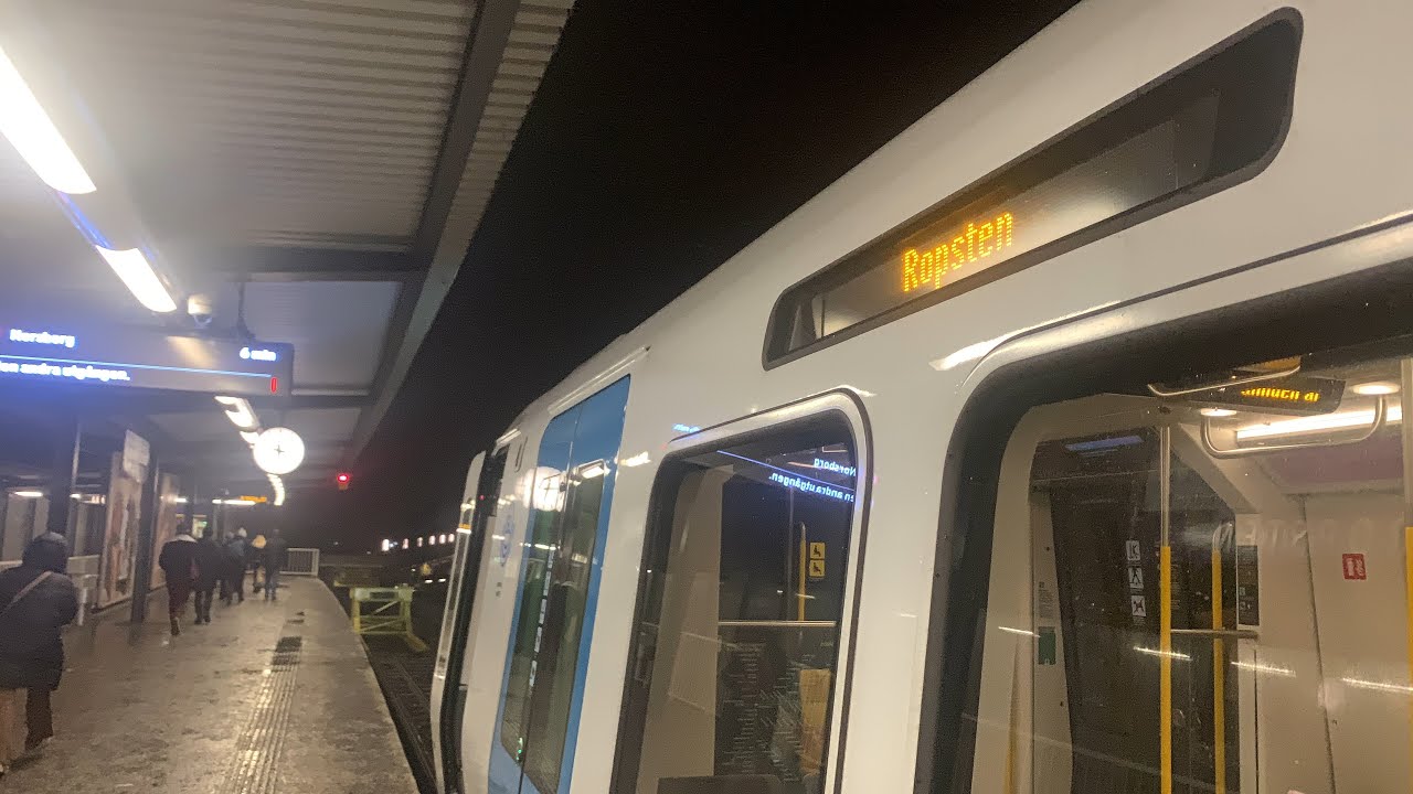 Riding C30 from T-Centralen to Ropsten | Stockholm, Sweden