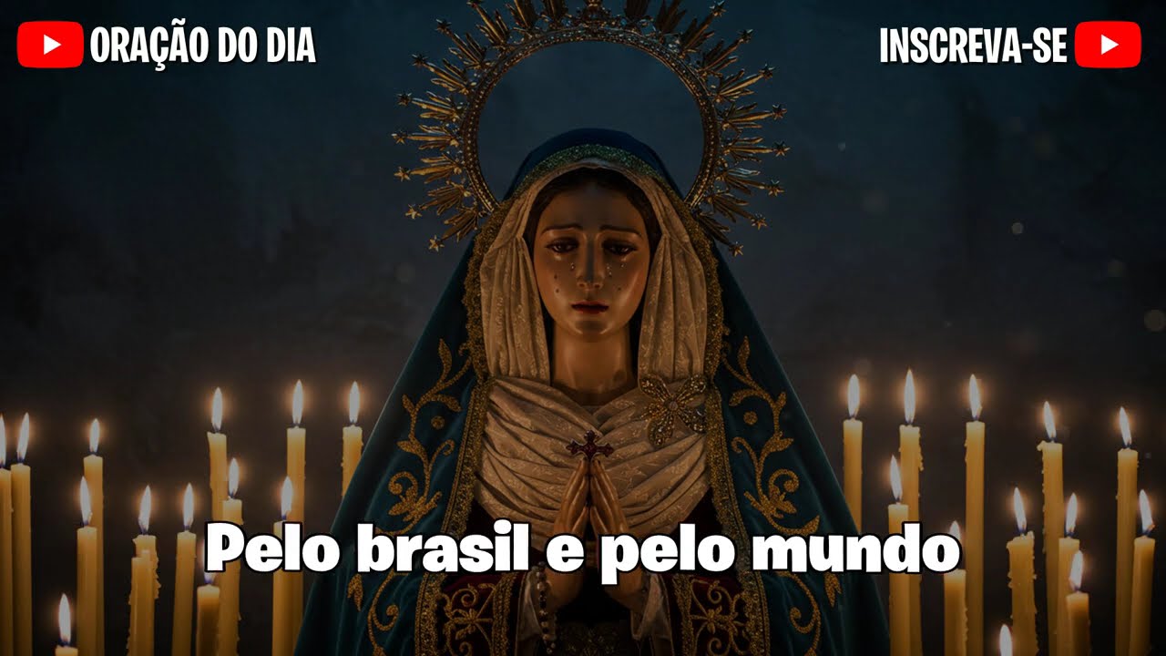 TERÇO DE HOJE 21/02/2026 - SÁBADO - MISTÉRIOS GOZOSOS: SANTO TERÇO