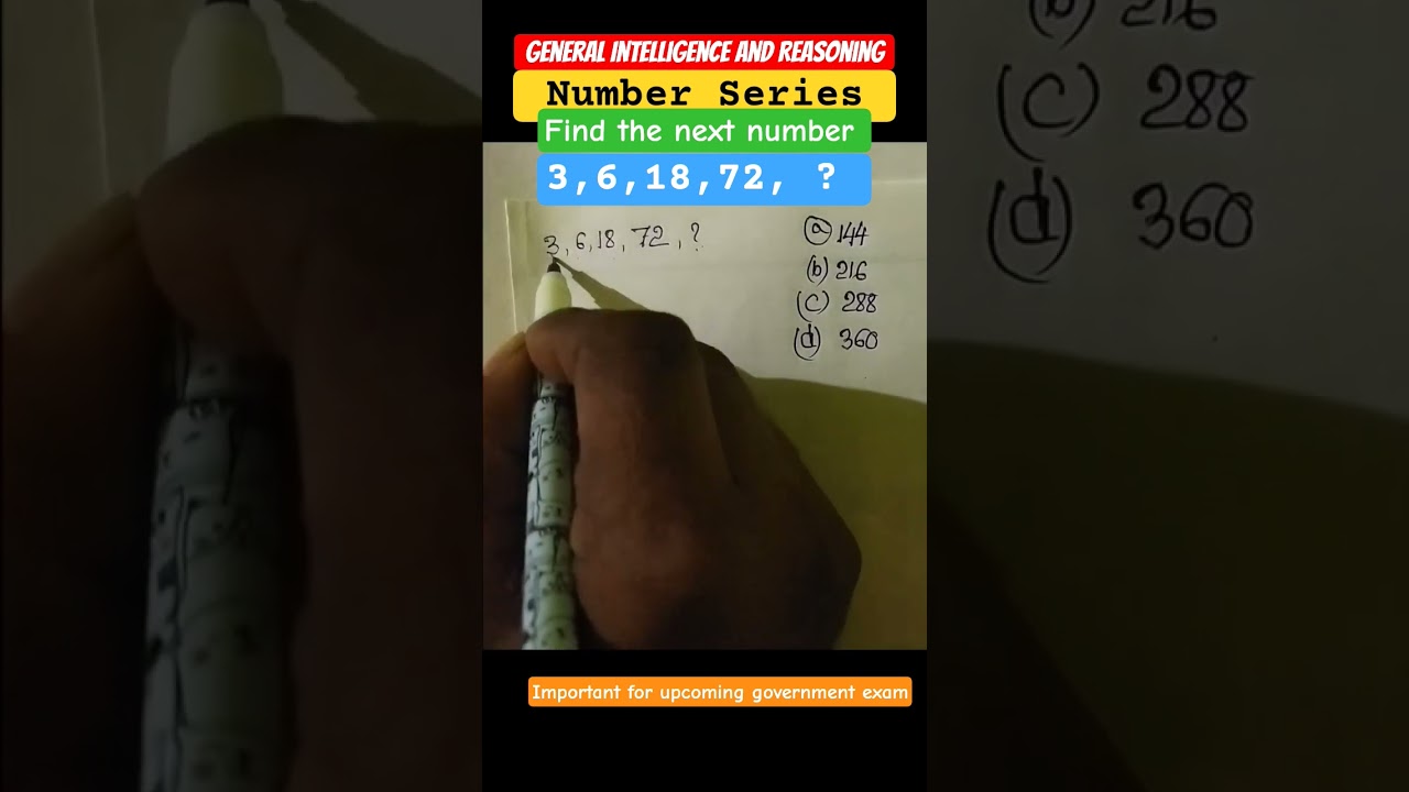 number series reasoning 