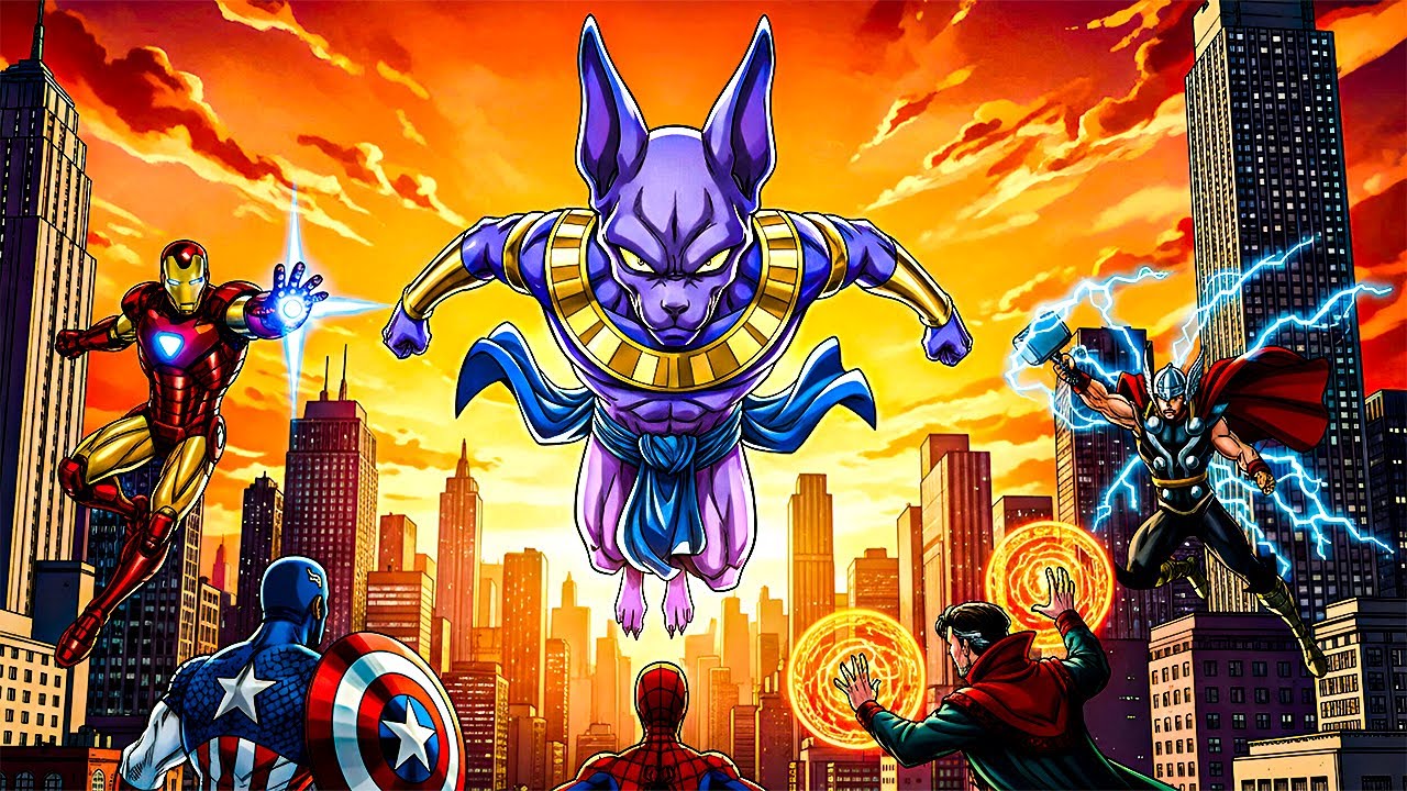What If Beerus Landed In Marvel Universe?
