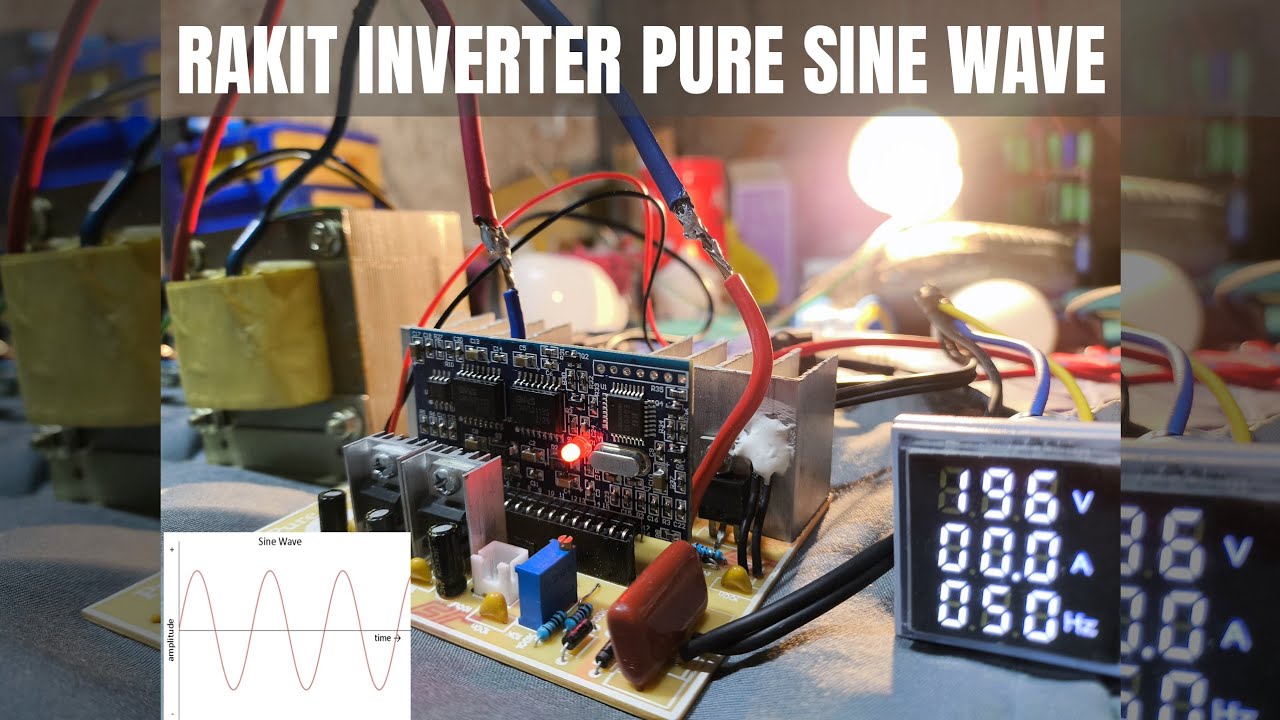 INVERTER PURE SINE WAVE LOW FREQUENCY | Rakit sendiri