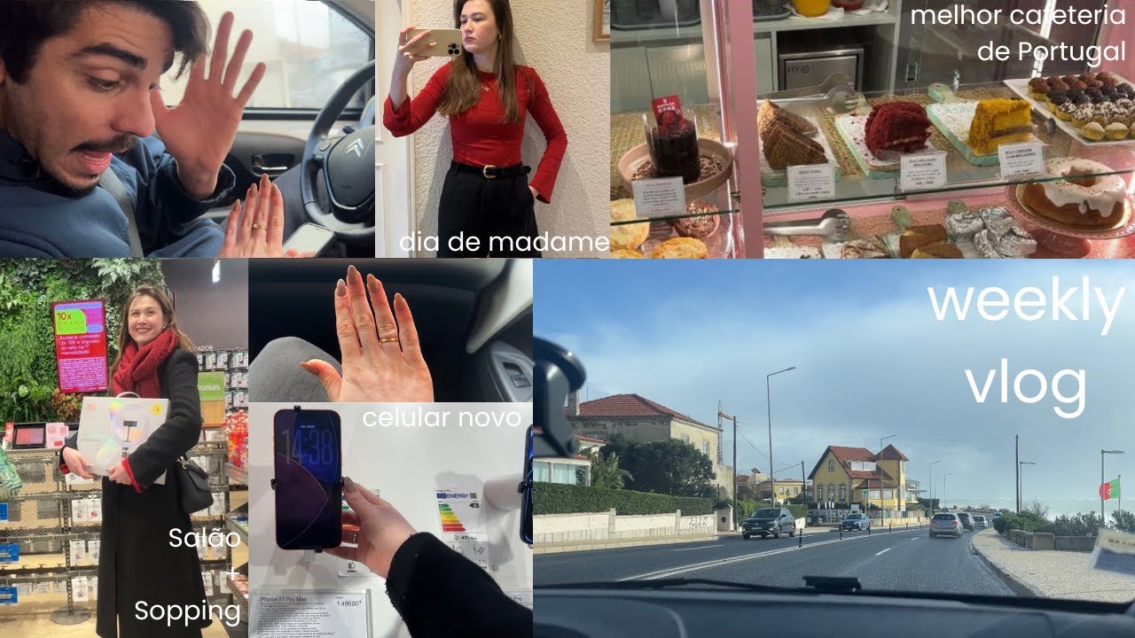 DIA DE MADAME | SALÃO + SHOPPING | SAGA CELULAR NOVO | VIDA REAL EM PORTUGAL | WEEKLY VLOG