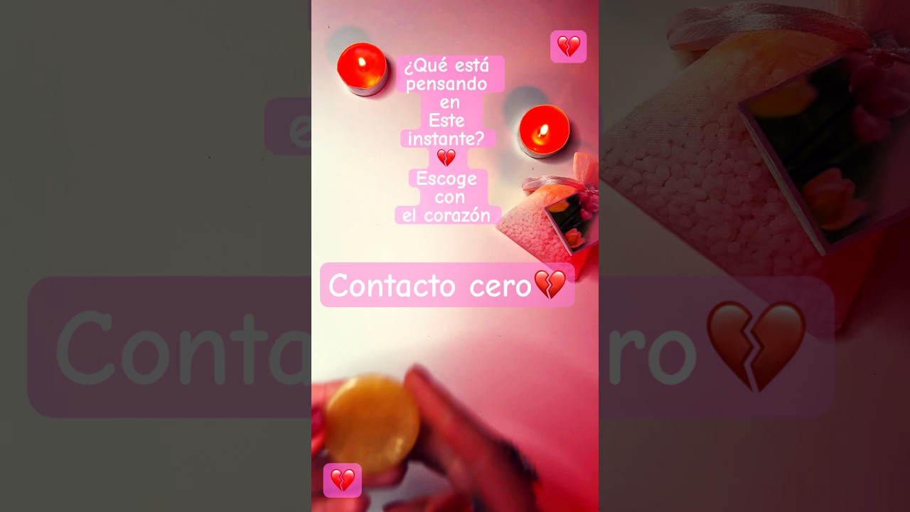 #contactocero #amor #tarot #quepiensademi #tarotfortunetelling