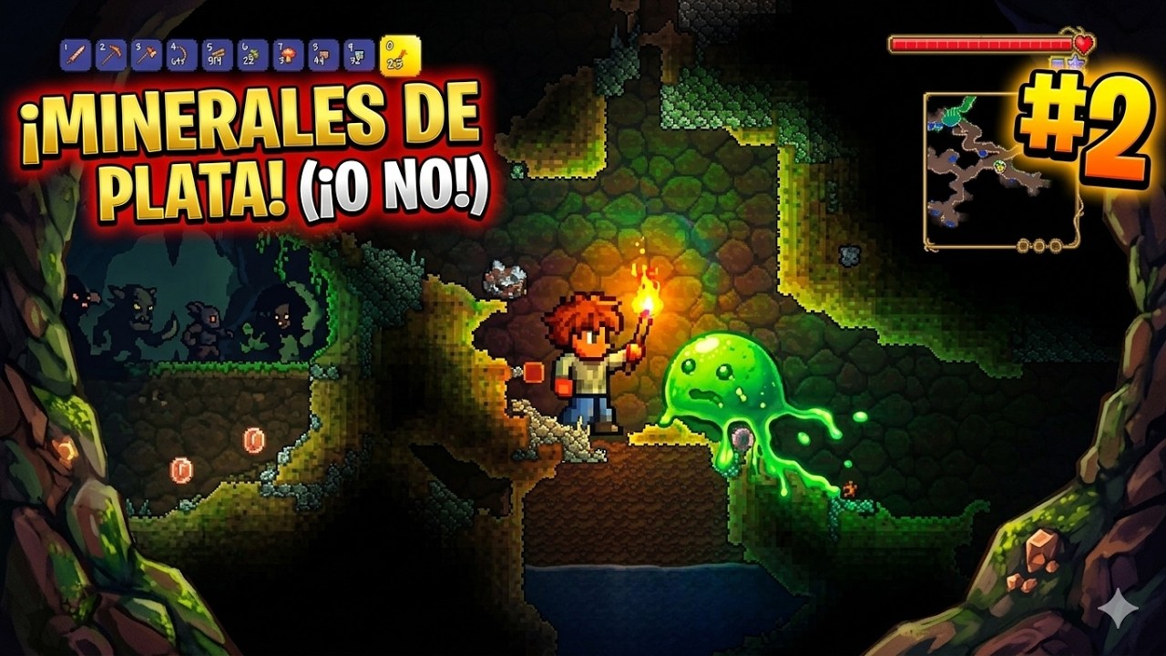 Terraria #2 La hierba es más verde por este lado
