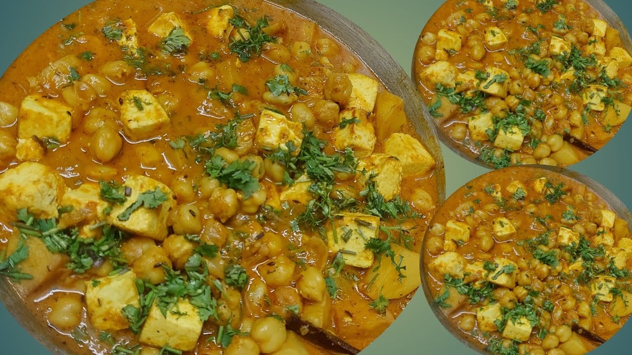 Paneer Chole Masala Recipe | Chana Paneer Masala Recipe | Restaurant Style Chana Paneer Masala |