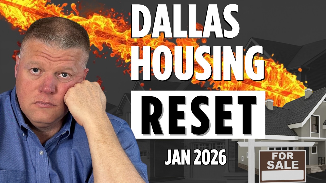 The Dallas Housing Situation is CRAZY! Dallas Market Update January 2026