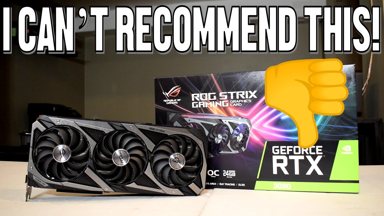 Asus Strix RTX 3090 Review, Gaming Benchmarks, & Ray Tracing - One Expensive Disappointment!