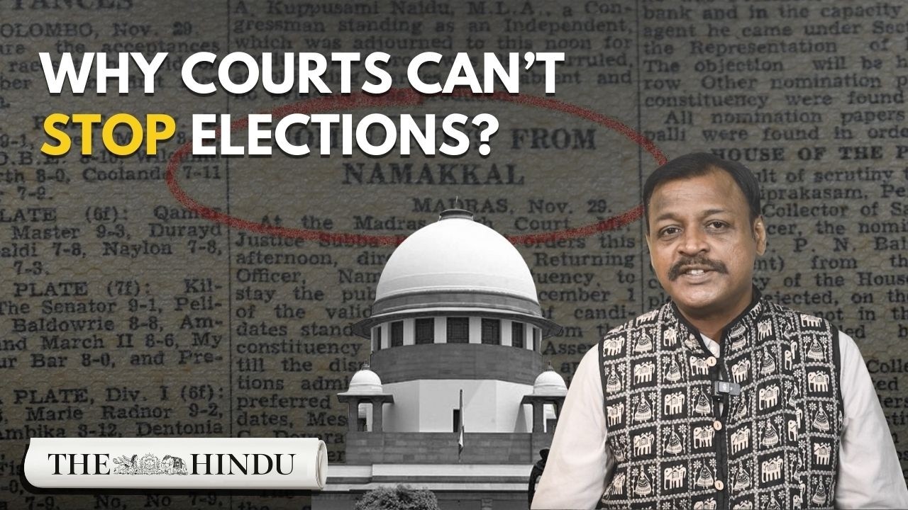 The Namakkal case that changed Indian elections forever | The Hindu