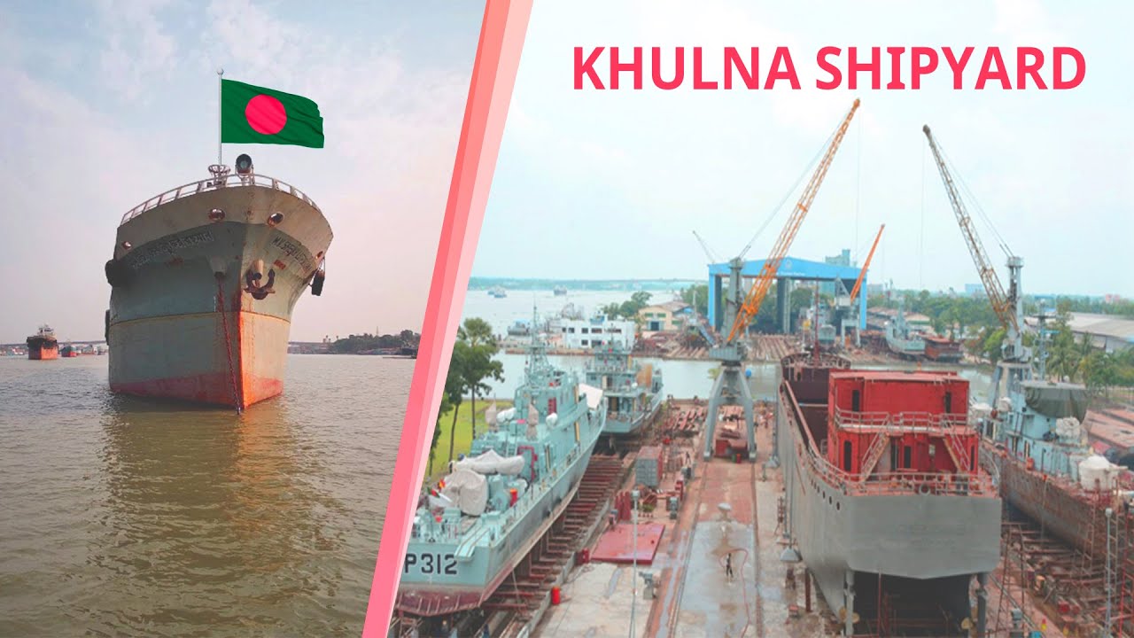খুলনা শিপইয়ার্ড : জাহাজ নির্মাণে ১৬৫ কোটি টাকা আয় !! Khulna Shipyard - Bangladesh