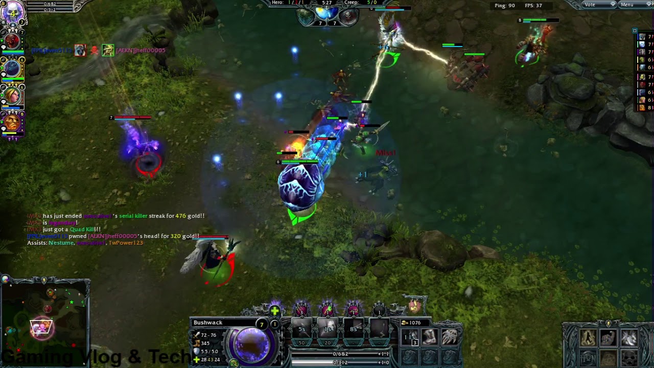 Hon Mid Wars Bushwack