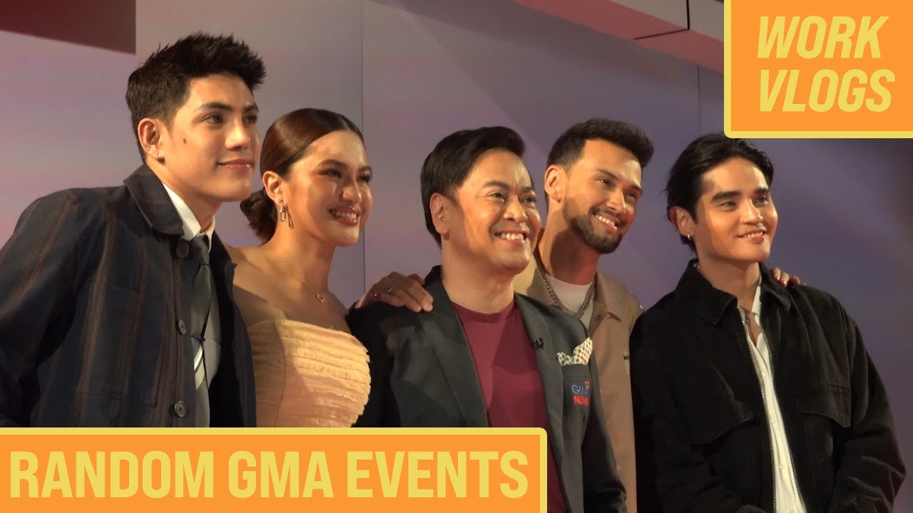 WORK VLOG: Random GMA Events Experience