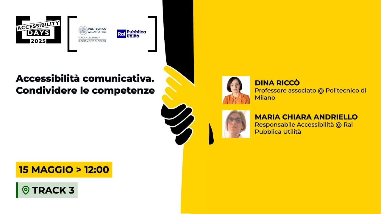 Accessibilità comunicativa. Condividere le competenze