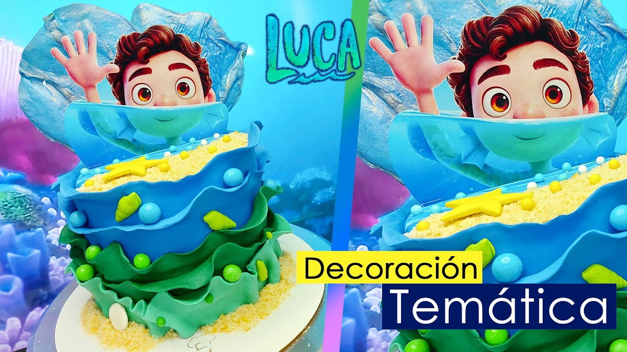 Decoración Temática | Torta | Luca Disney | cake luca