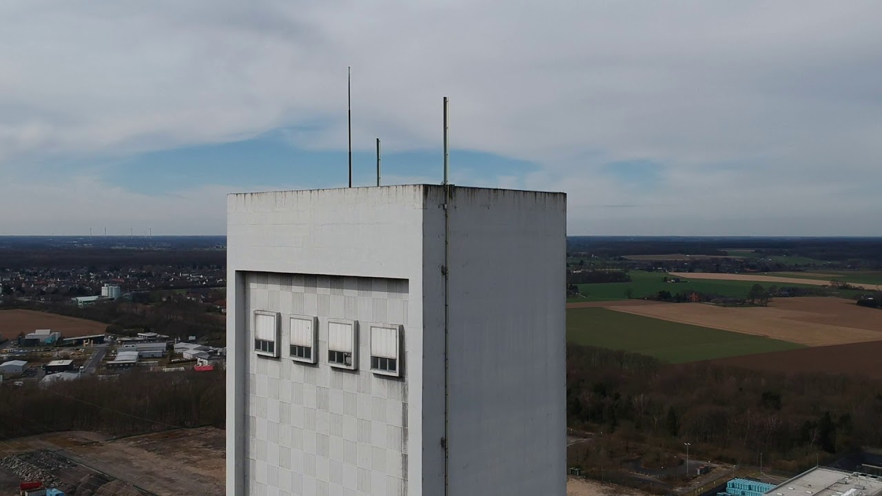 Bergwerk West - Schacht 1 Rossenray Kamp-Lintfort | Drohnenflug
