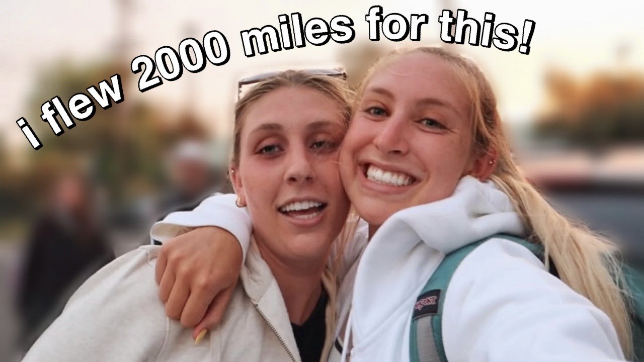 flying 2000 miles to see my sister for the first time in a YEAR