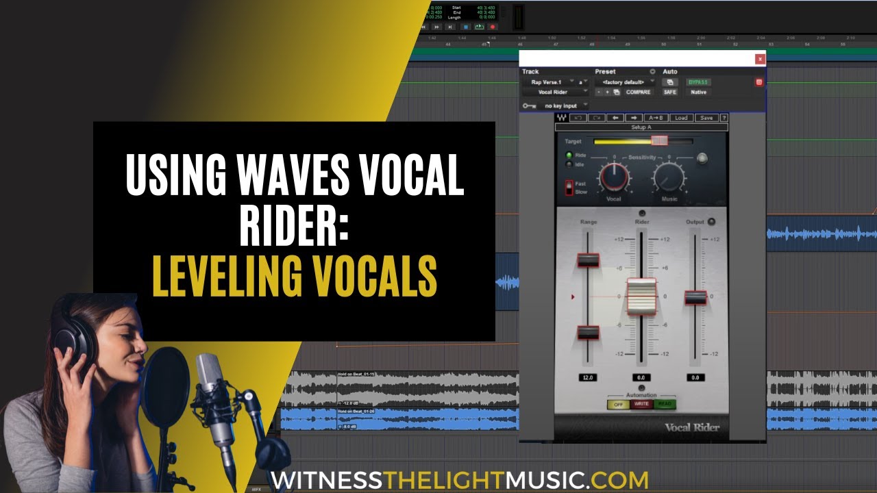 Using Waves Vocal Rider to Level Vocals