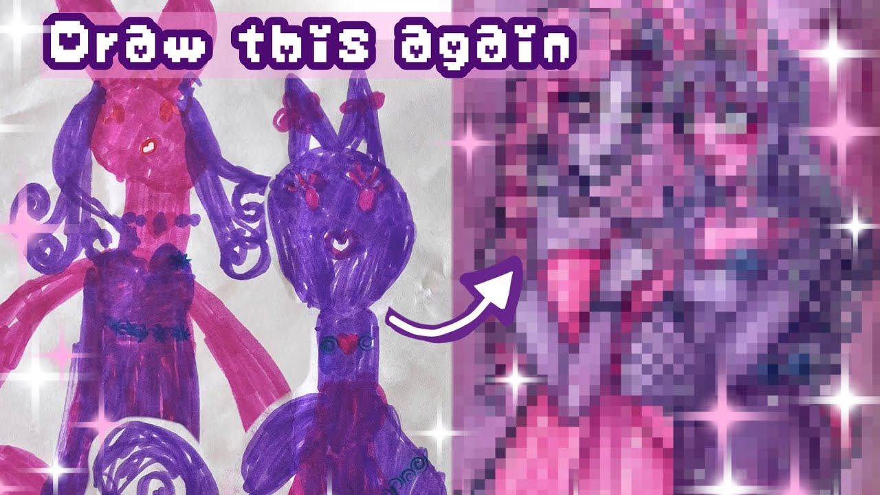 My friends pick what old art I redraw