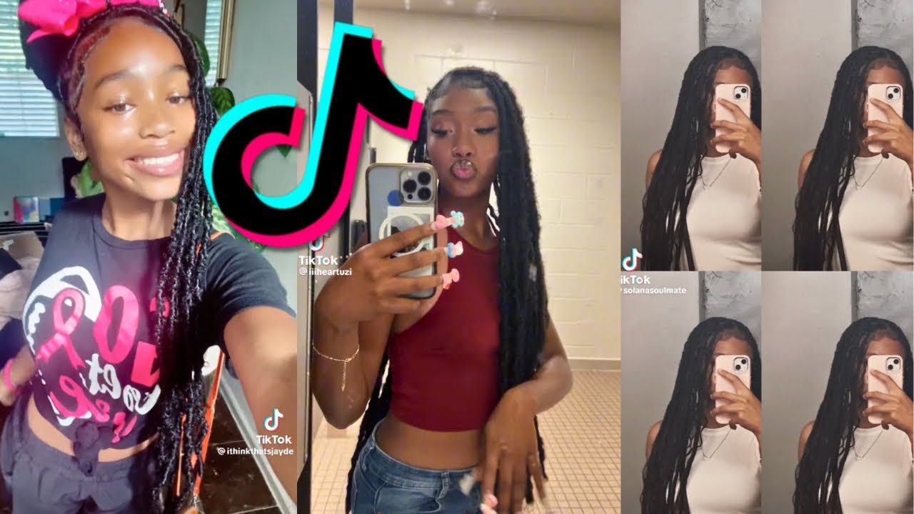 Black Girls with Locs from Black Tiktok