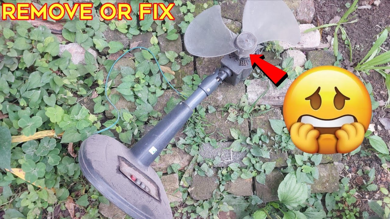 This 220V mini electric fan is severely damaged… should it be repaired or removed?