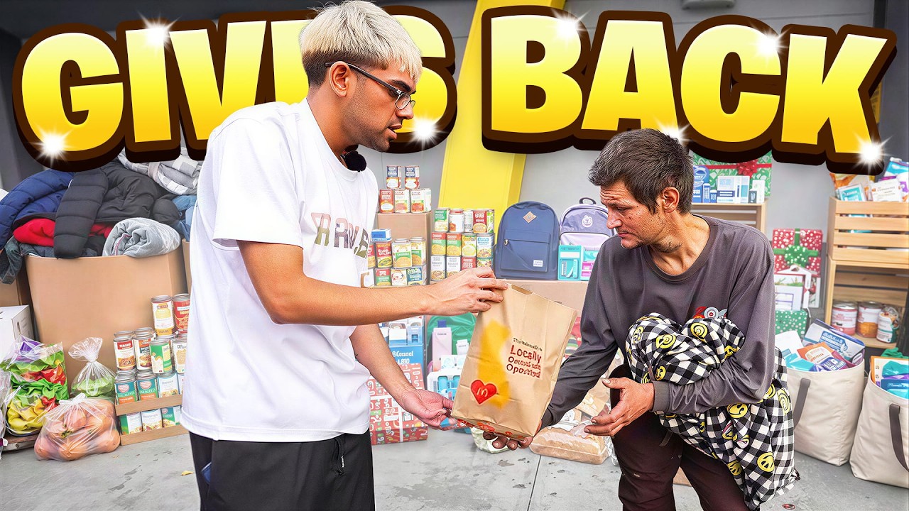 N3on Gives Back To The Homeless In LA!