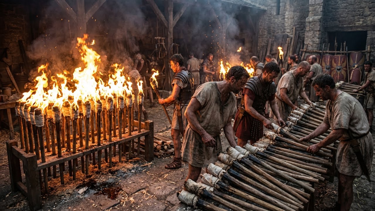 How torches were made 2,000 years ago