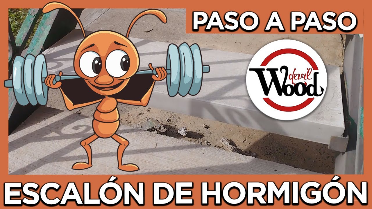 ✅Cómo Hacer un ESCALÓN de Hormigón Paso a Paso | DIY Escaleras Resistentes