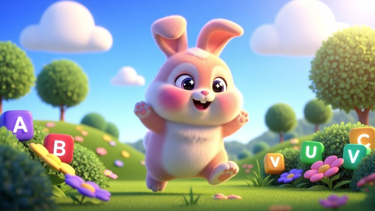 Hop Hop Bunny Finds Letters 🐰🔤 | ABC Learning Kids Song