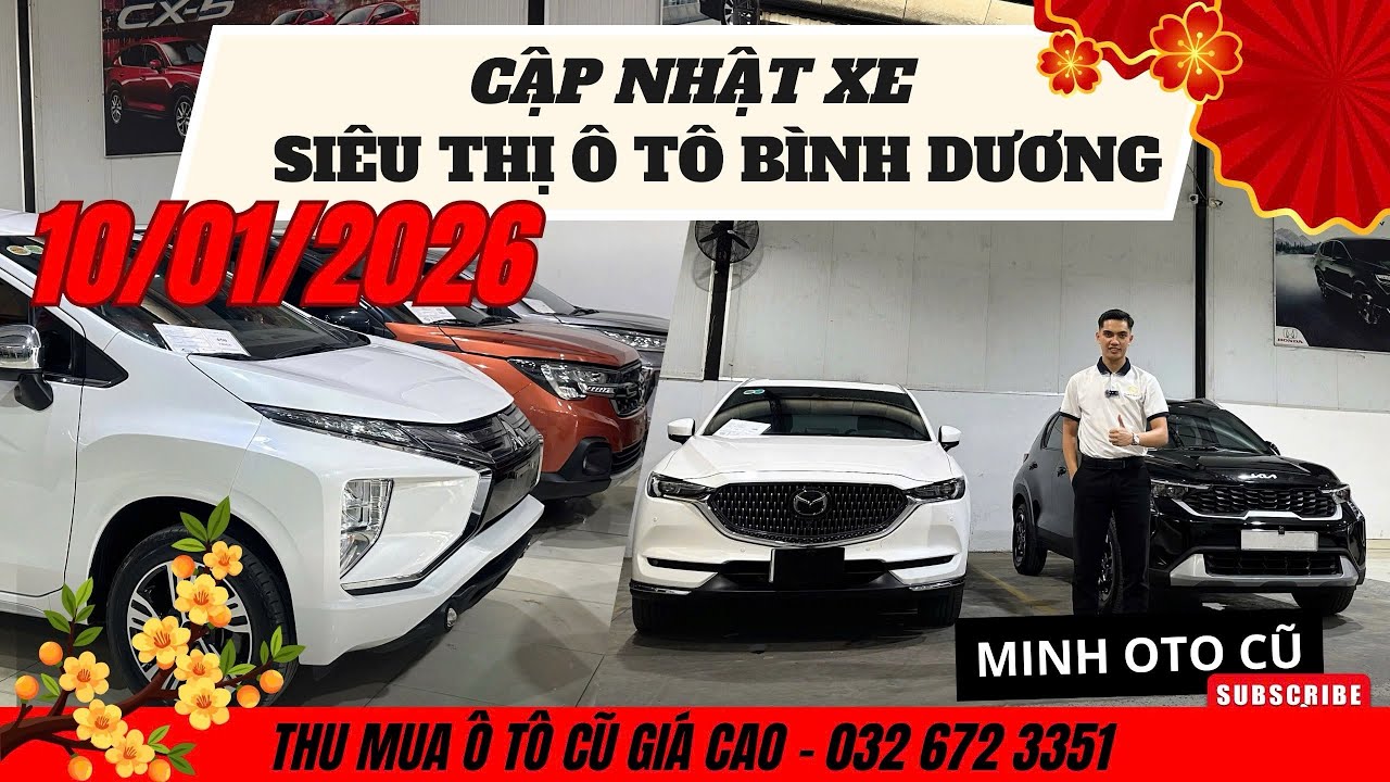 Cập nhật báo giá xe tại Siêu thị ô tô Bình Dương, quá nhiều sự lựa chọn xe đi tết.