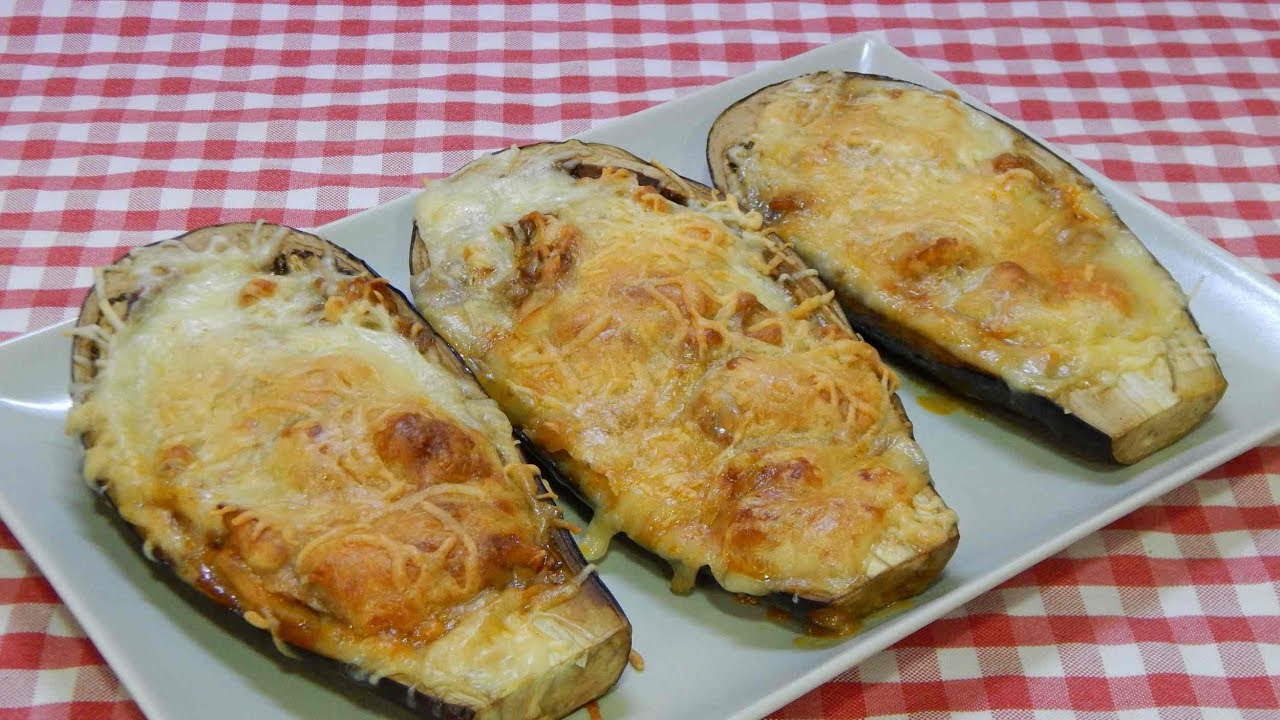 Berenjenas rellenas de atún una deliciosa receta muy fácil y económica