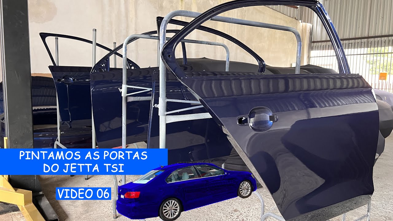 PINTAMOS AS PORTAS E MACANETAS DO JETTA TSI