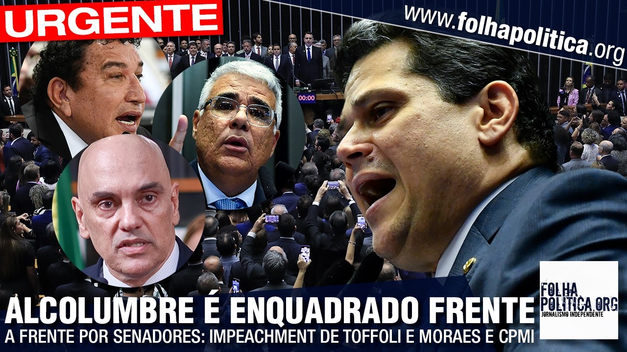 URGENTE: Alcolumbre é enquadrado frente a frente por senadores: exigência de impeachment de Moraes..