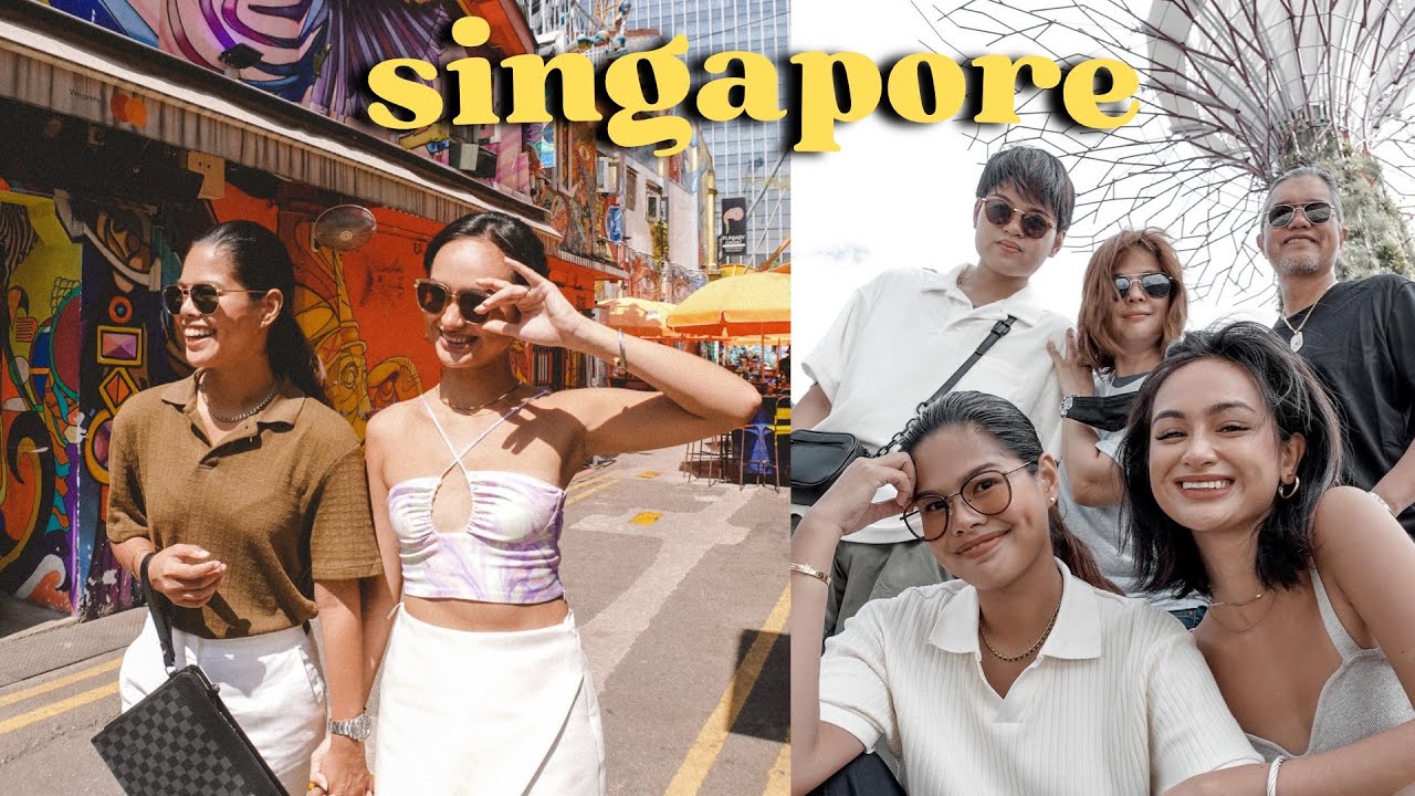 FIRST OUT OF THE COUNTRY TRAVEL WITH MY FAMILY & PARTNER 🌈💕| SINGAPORE 2022 | Pilot Chezka & Clare