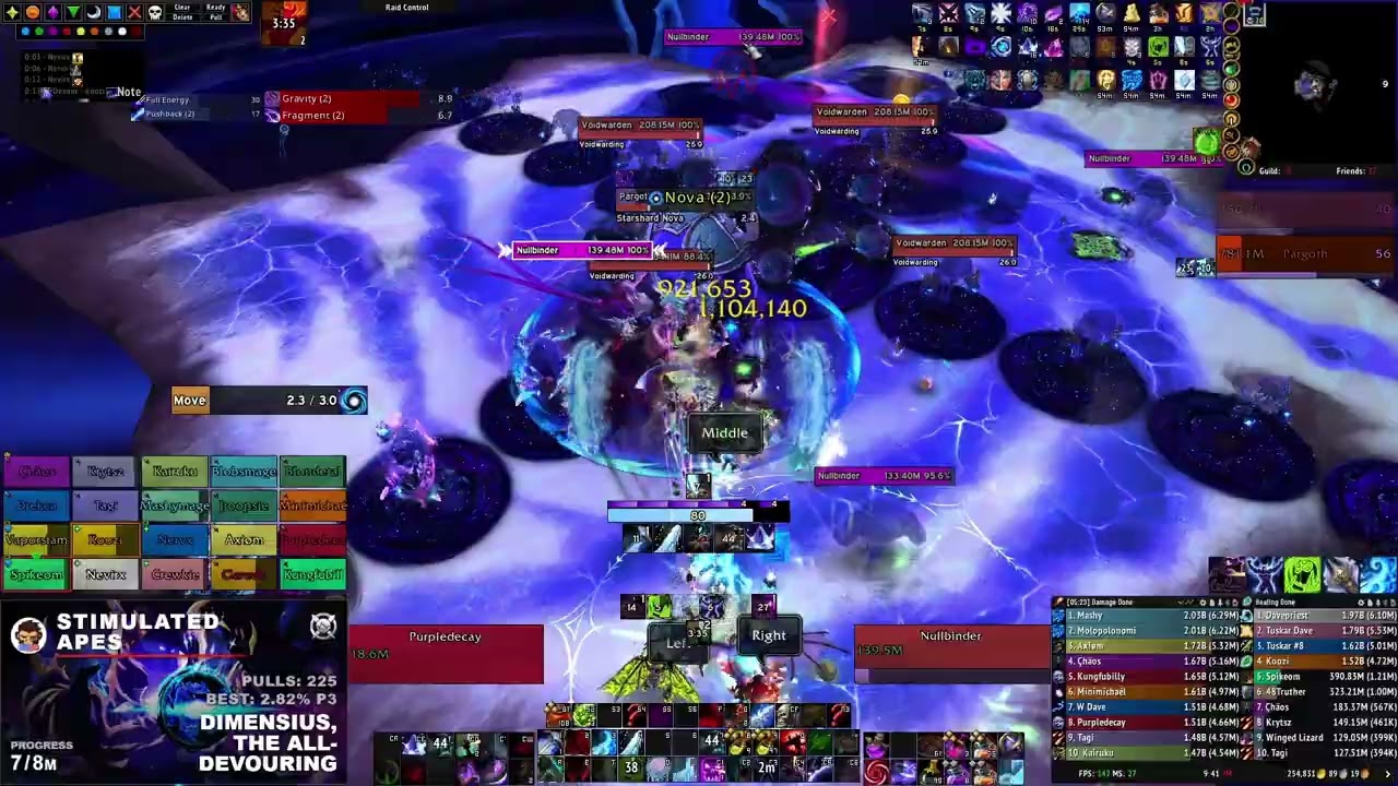 [CE] Mythic Dimensius, the All-Devouring Kill &ndash; Frost Death Knight POV | Manaforge Omega Raid
