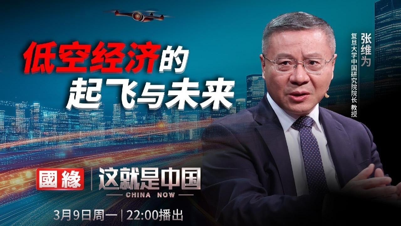 这就是中国 第322期：低空经济的起飞与未来｜#低空经济 ｜#中国经济｜#新质生产力｜高效能领域｜#中国科技｜#张维为｜#这就是中国｜China Now｜FULL