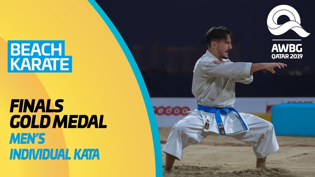 Karate - Men's Individual Kata | Finals - Gold Medal | ANOC World Beach Games Qatar 2019 | Full