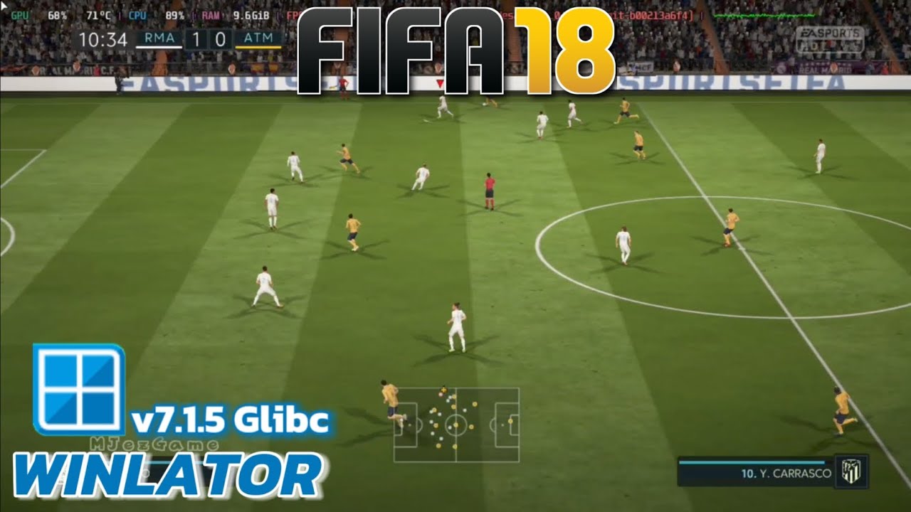 Winlator Glibc - Gameplay FIFA 18 (Windows) On Android